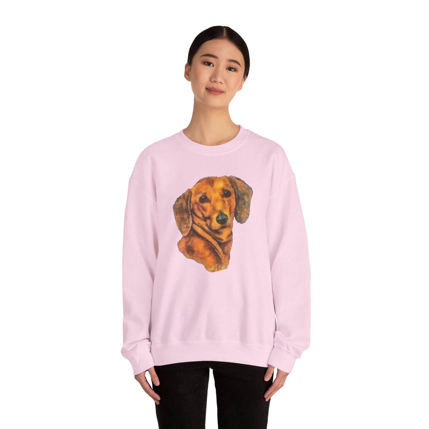 Dachshund 'Doxie #1' Unisex 50/50 Crewneck Sweatshirt