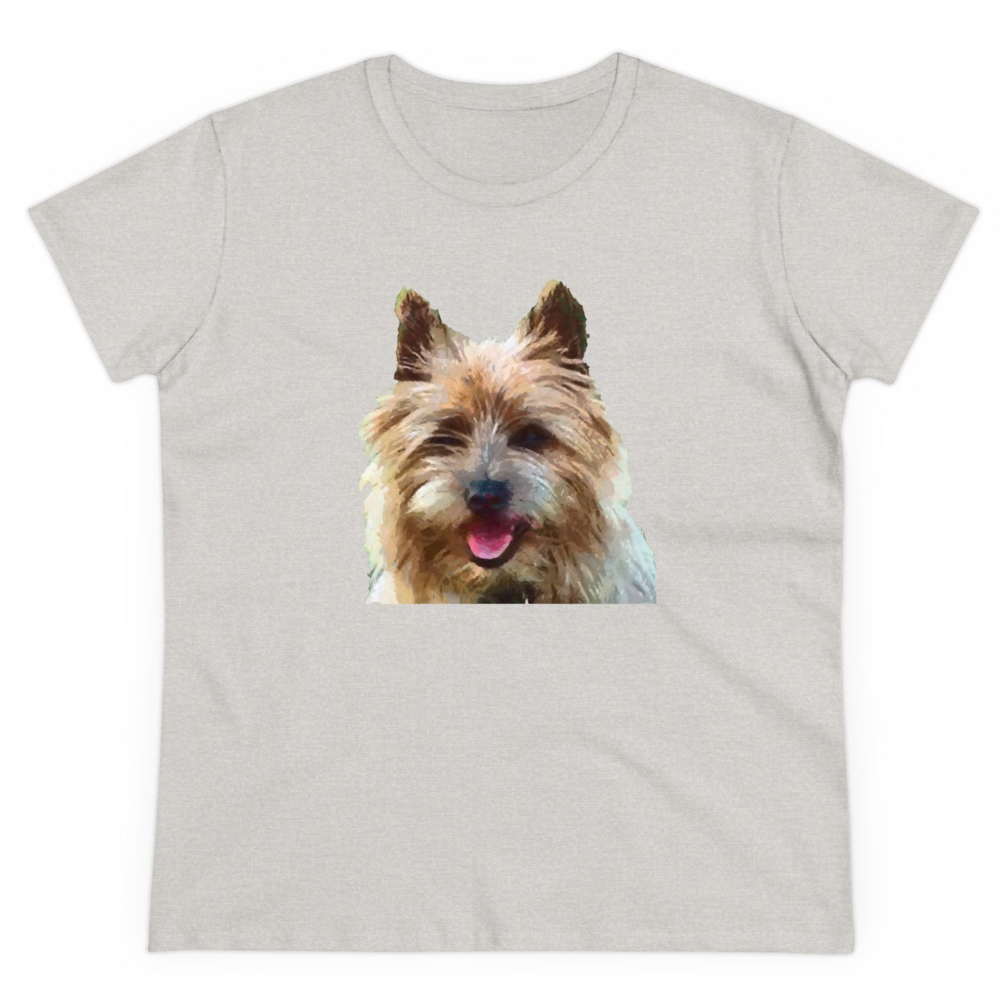 Cairn Terrier Women's Midweight Cotton Tee