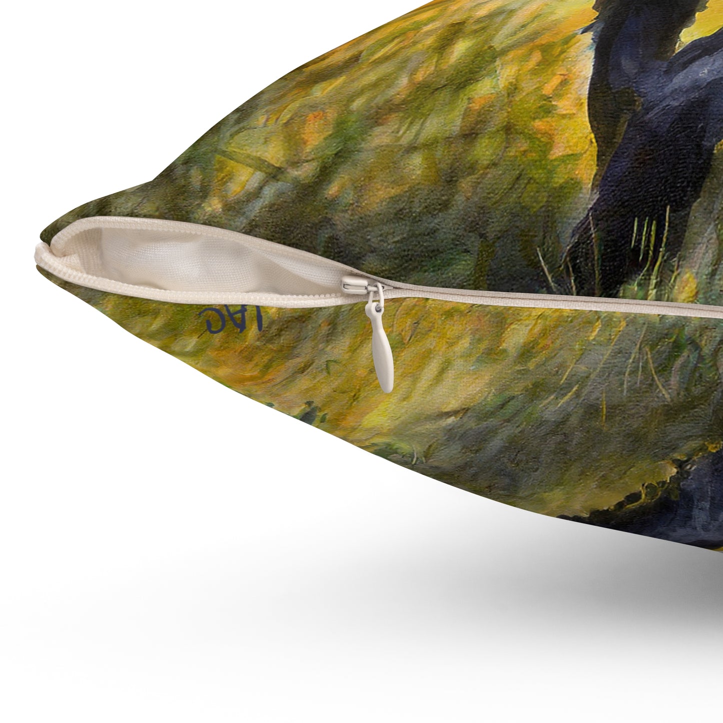 Mudi. Spun Polyester Throw Pillow