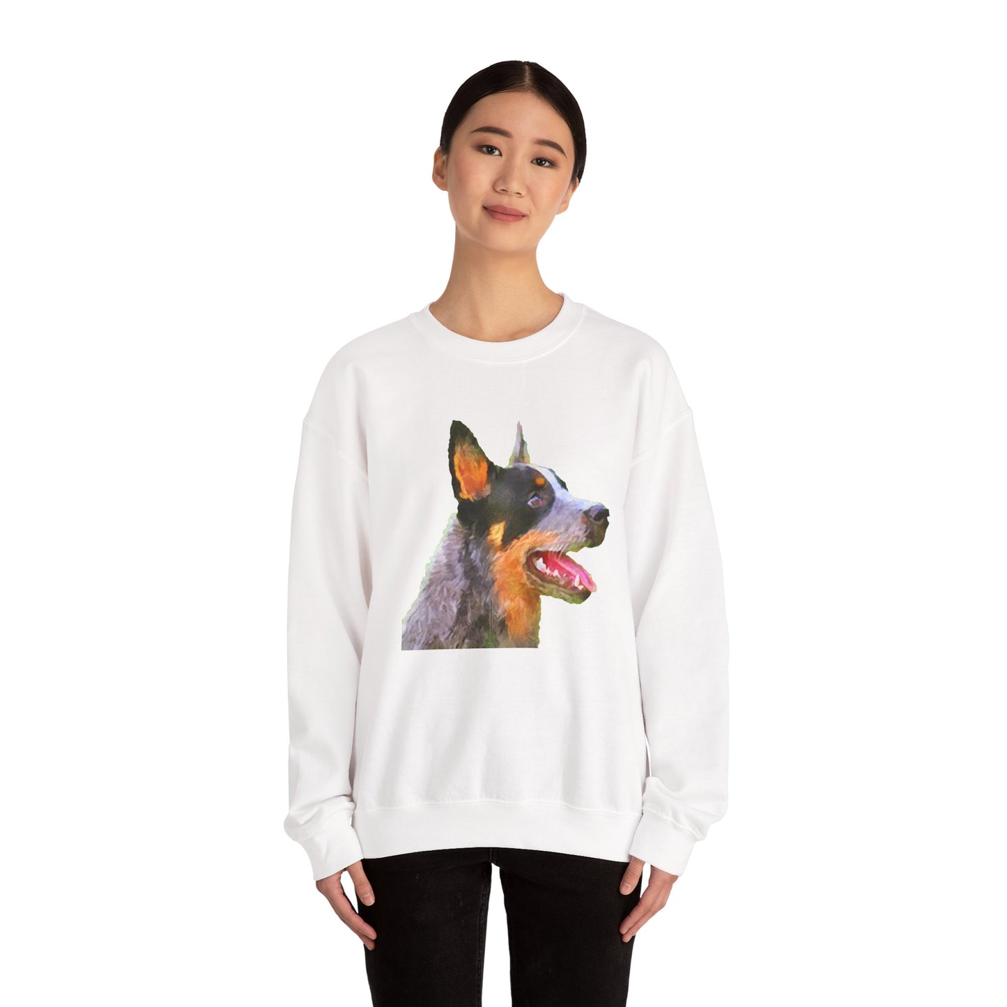 Blue Heeler - Australian Cattle Dog 'Percy' Unisex Crewneck Sweatshirt