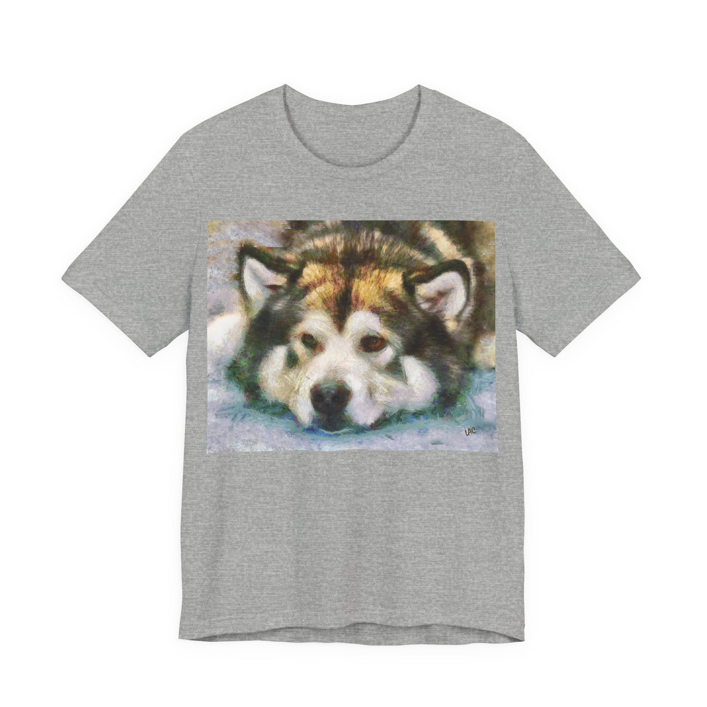 Alaskan Malamute 'Eyak; Unisex Jersey Short Sleeve Tee
