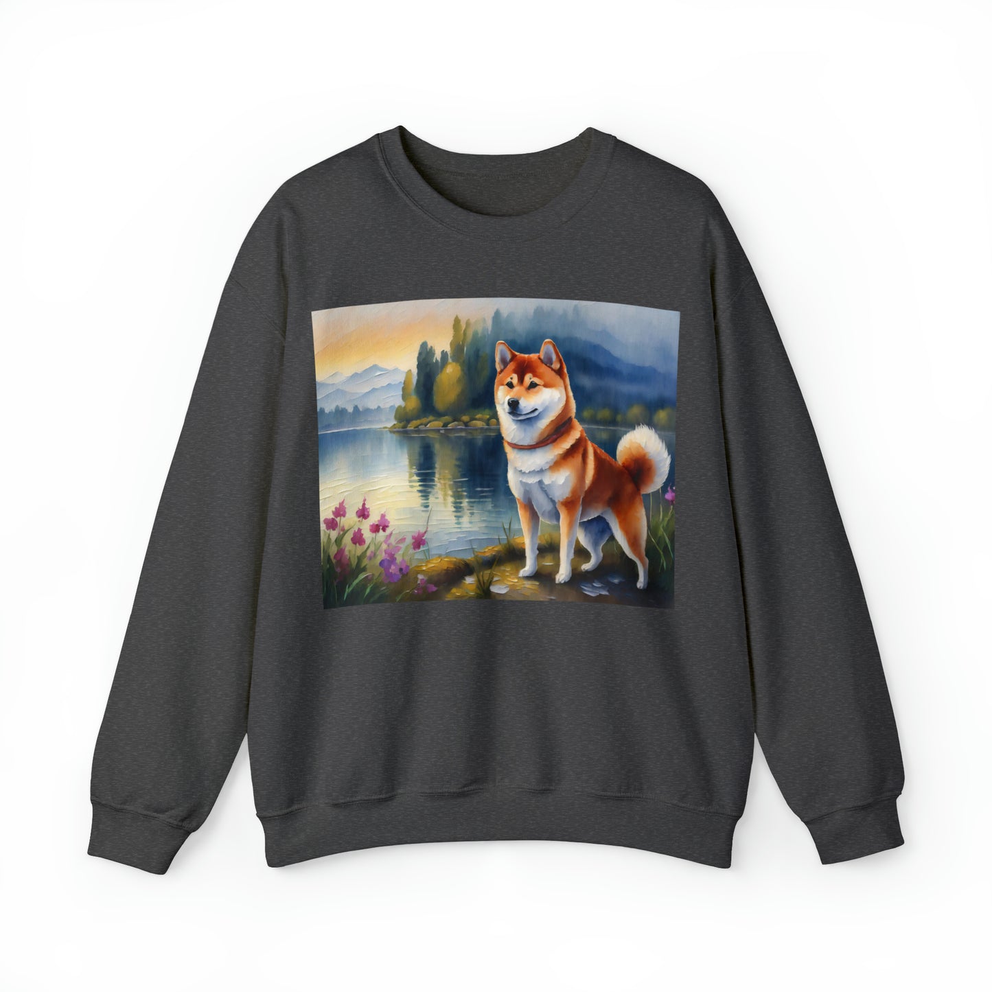 Shiba Inu Unisex 50/50 Crewneck Sweatshirt