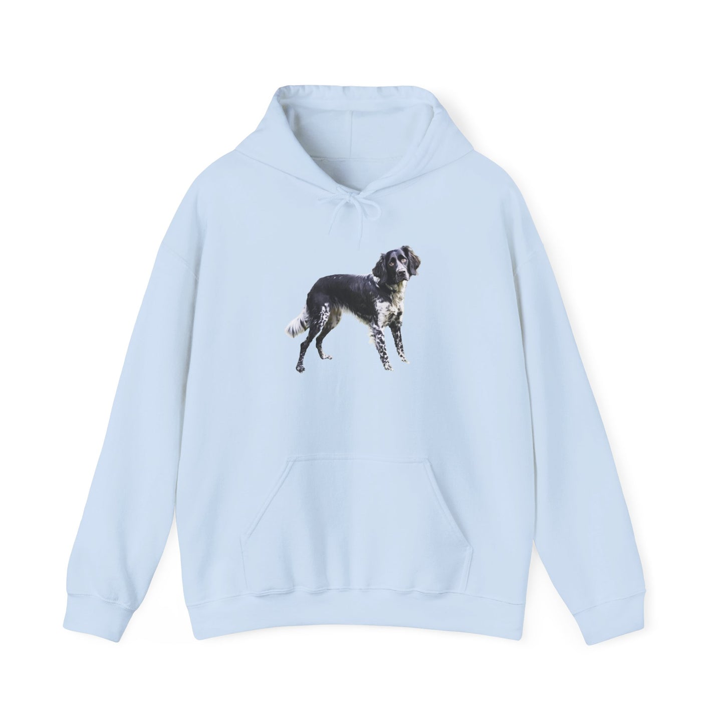 Large Munsterlander Unisex 50/50 Hooded Sweatshirt