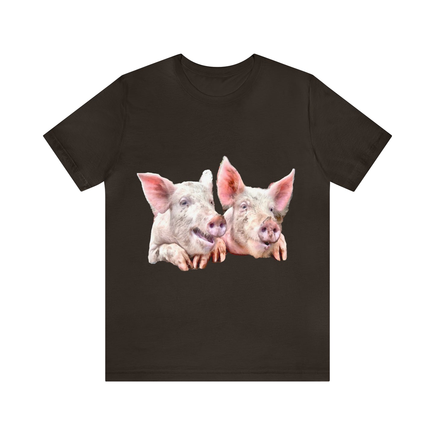 Pigs - 'A Jowly Good Time' - - Classic Jersey Short Sleeve Tee