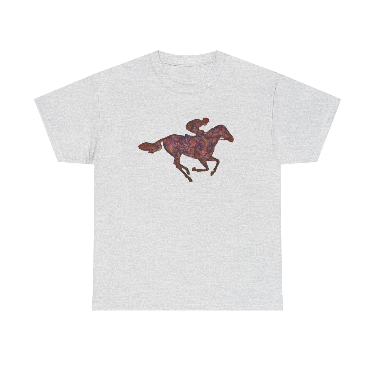 Race Horse Unisex Heavy Cotton Tee: Where Comfort Meets Creativity