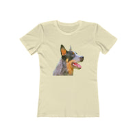 Blue Heeler - Australian Cattle Dog #1    -   Women's Slim Fit Ringspun Cotton T-Shirt