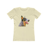 Blue Heeler - Australian Cattle Dog #1    -   Women's Slim Fit Ringspun Cotton T-Shirt
