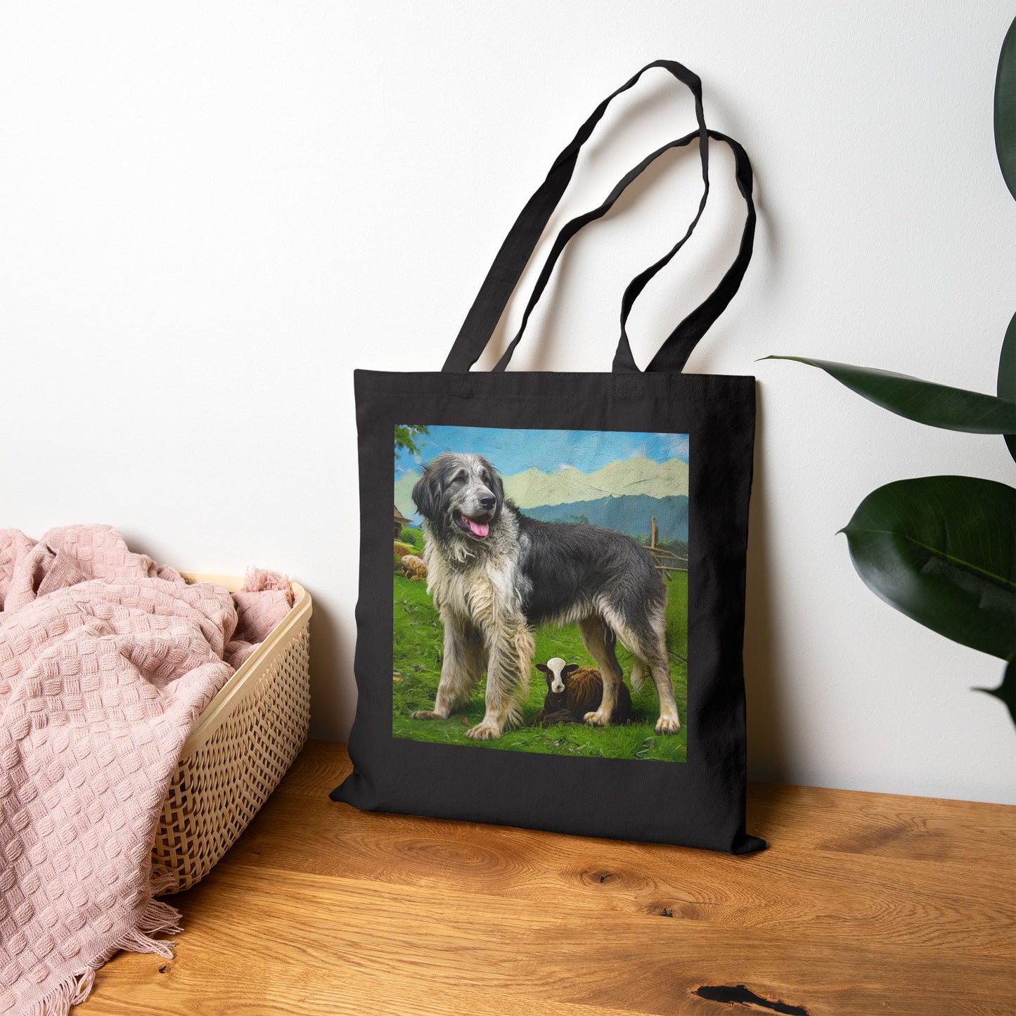 Romanian Carpathian Shepherd Cotton Canvas Tote Bag