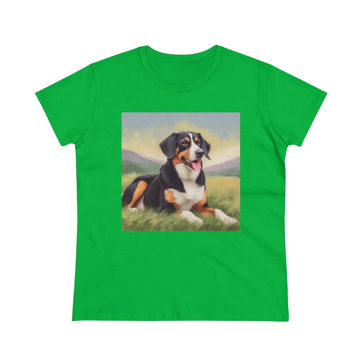 Entlebucher Mountain Dog Women's Soft Cotton Tee