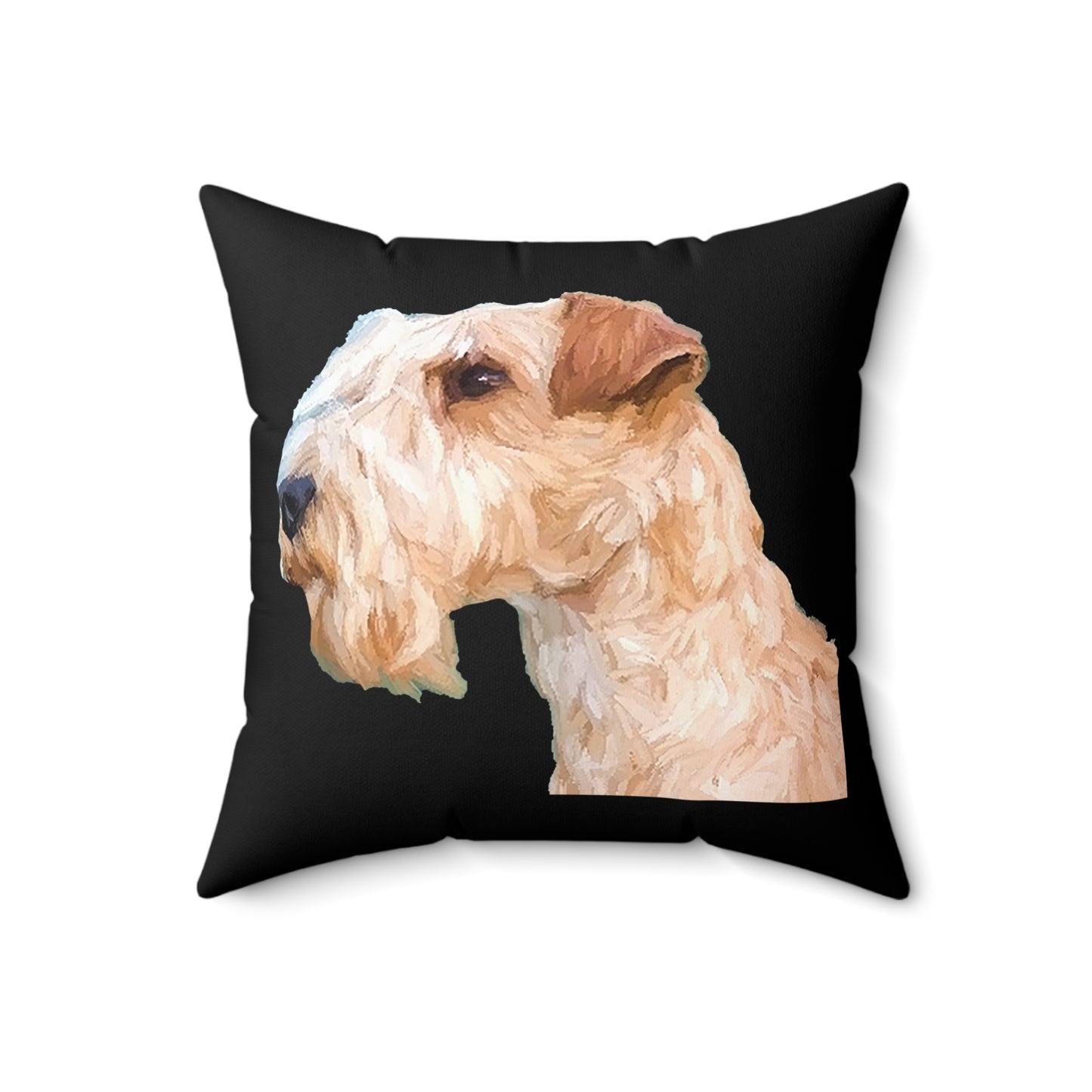 Lakeland Terrier Spun Polyester Throw Pillow