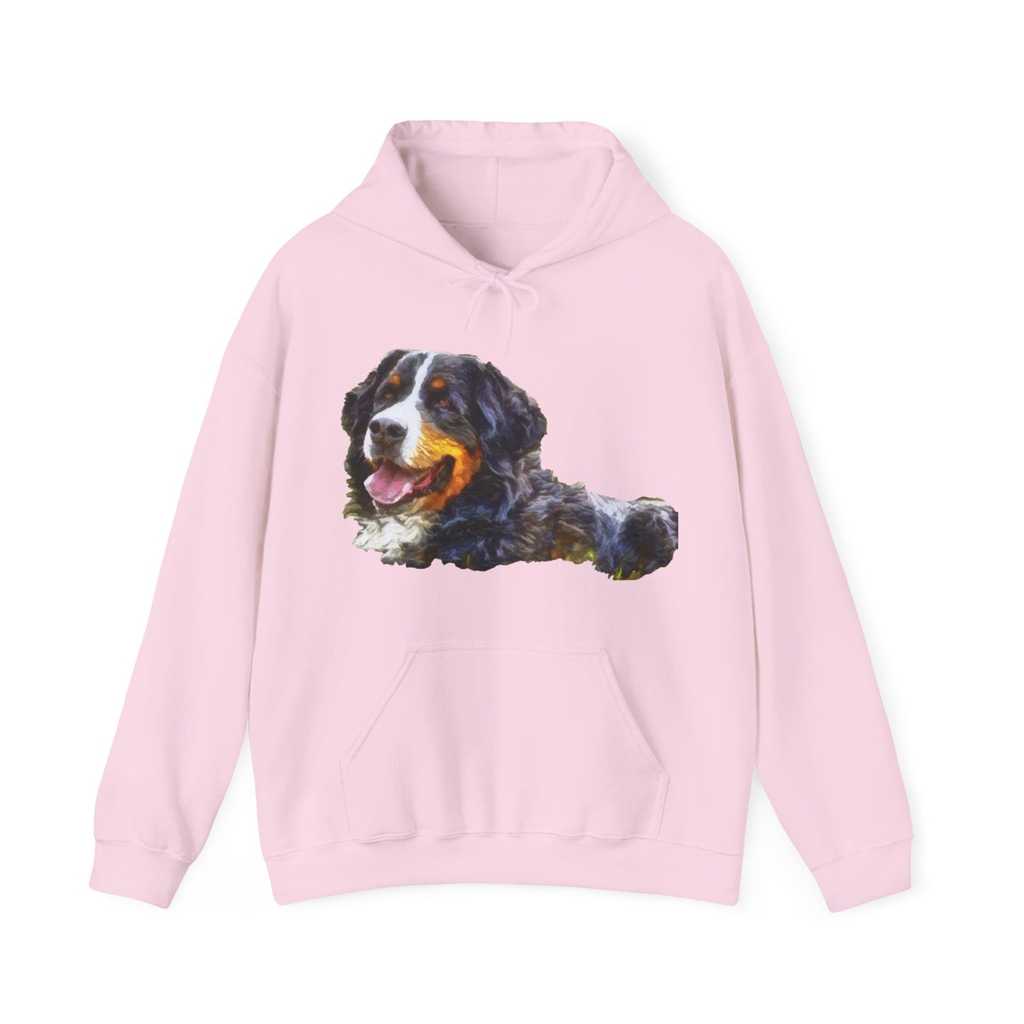 Bernese Mountain Dog Unisex 50/50 Hoodie: Your Comfy Sidekick