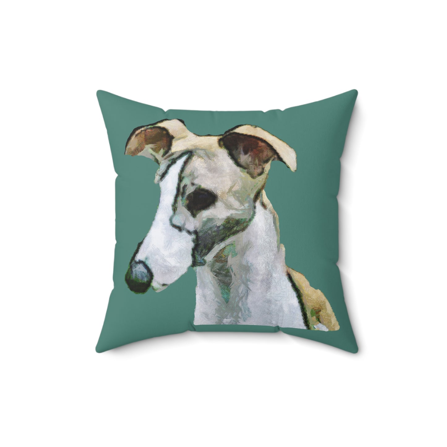 Whippet 'Simba' Spun Polyester Throw Pillow