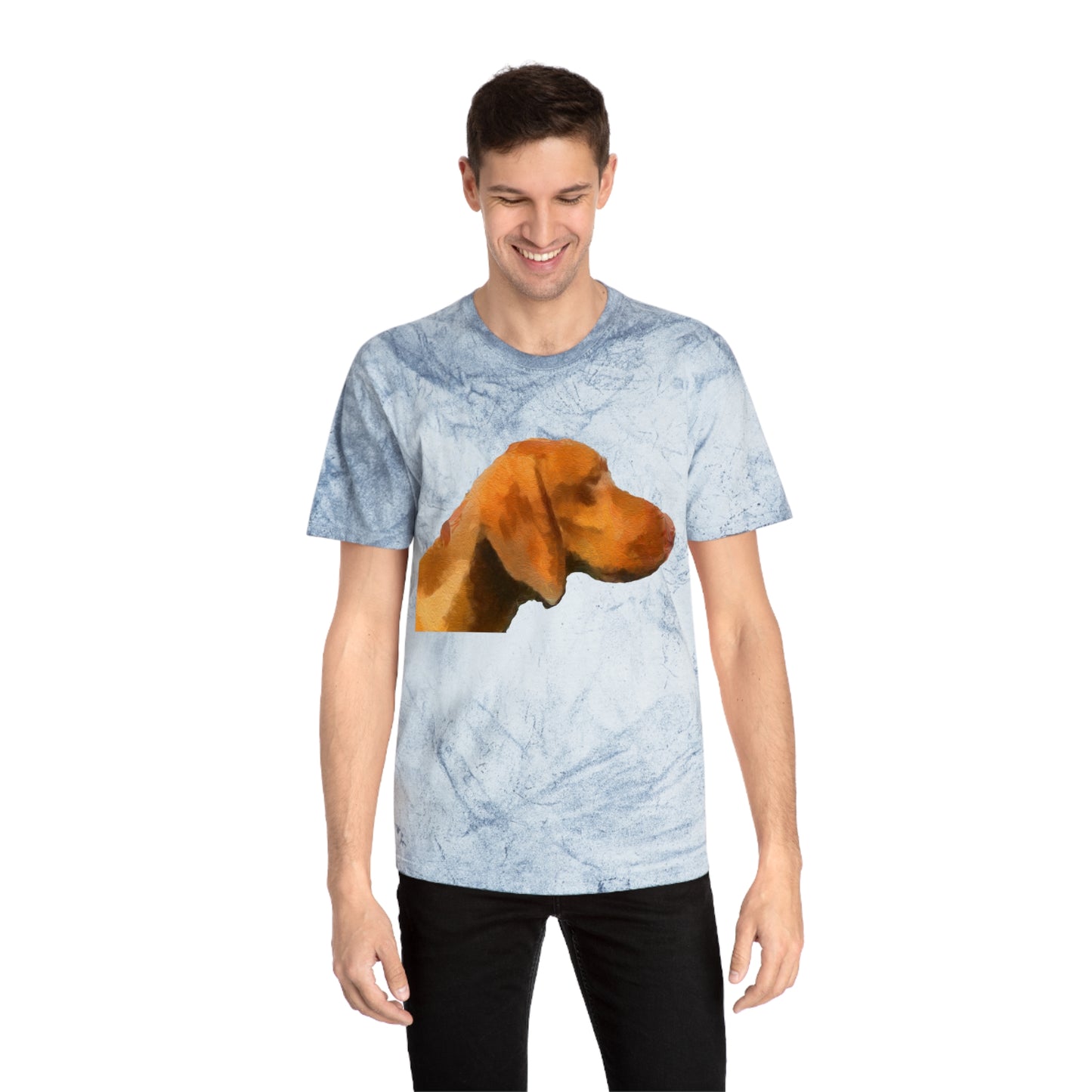 Hungarian Vizsla 'Bela' Unisex Cotton Color Blast T-Shirt
