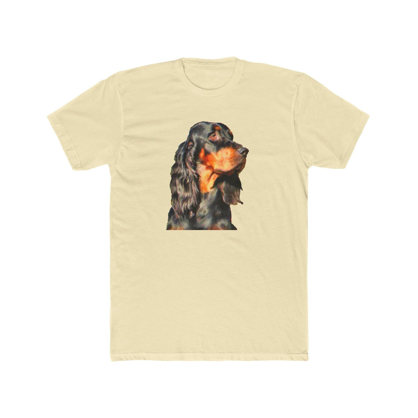 Gordon Setter 'Angus' Men's Fitted Cotton Crew Tee