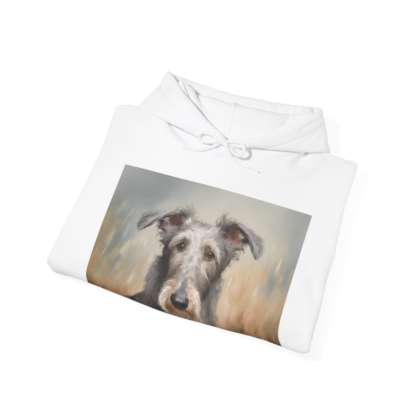 Scottish Deerhound 50/50 Hooded Sweatshirt