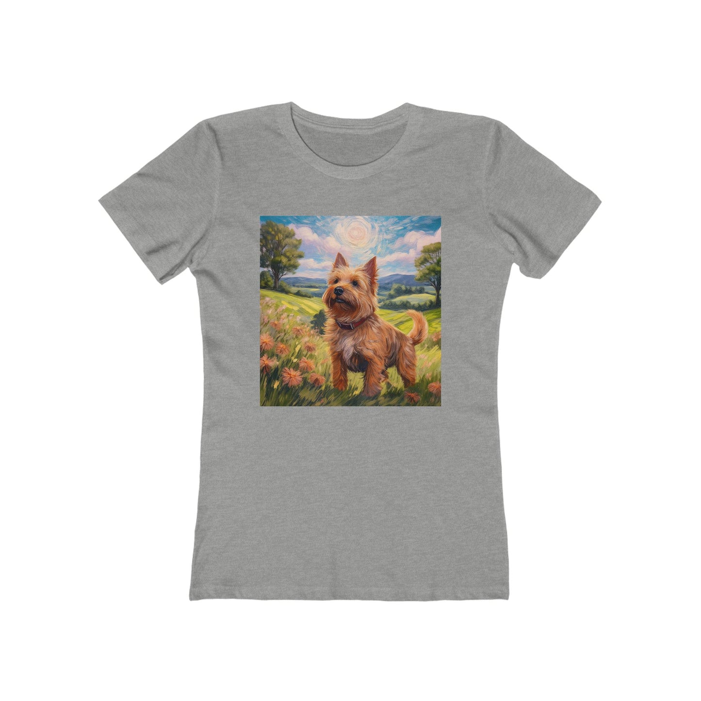 Norwich Terrier Women's Slim Fit Ringspun Cotton T-Shirt