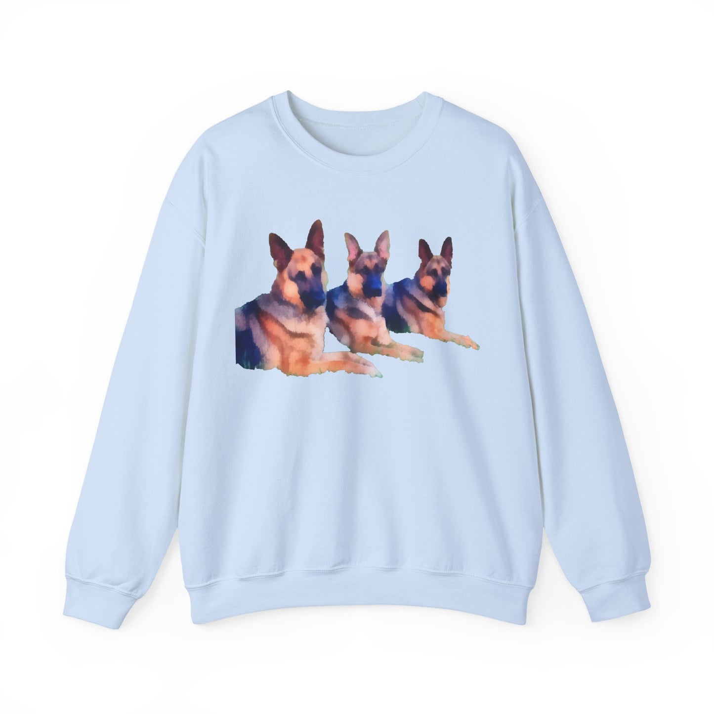 German Shepherd Trio Unisex 50/50 Crewneck Sweatshirt