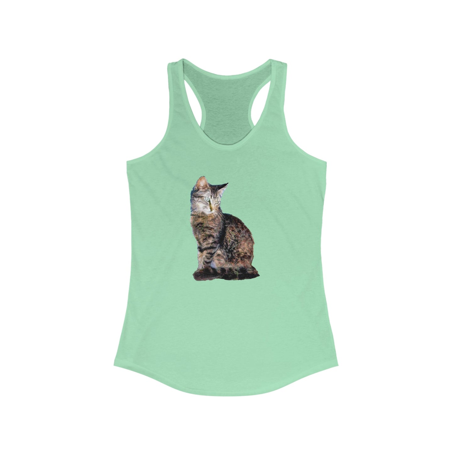 Cat 'Teris of Tinos' Women's Racerback Tank