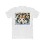 Malamute 'Eyak'  --  Men's Fitted Cotton Crew Tee