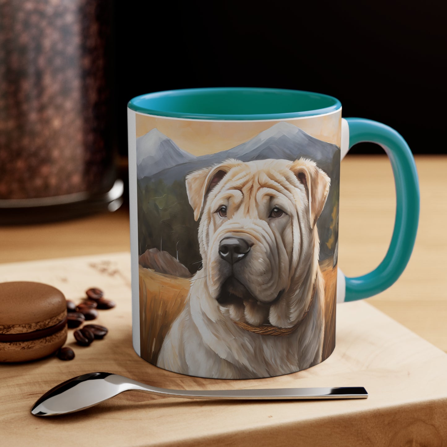 Elegant Chinese Shar-Pei 11oz Ceramic Accent Mug