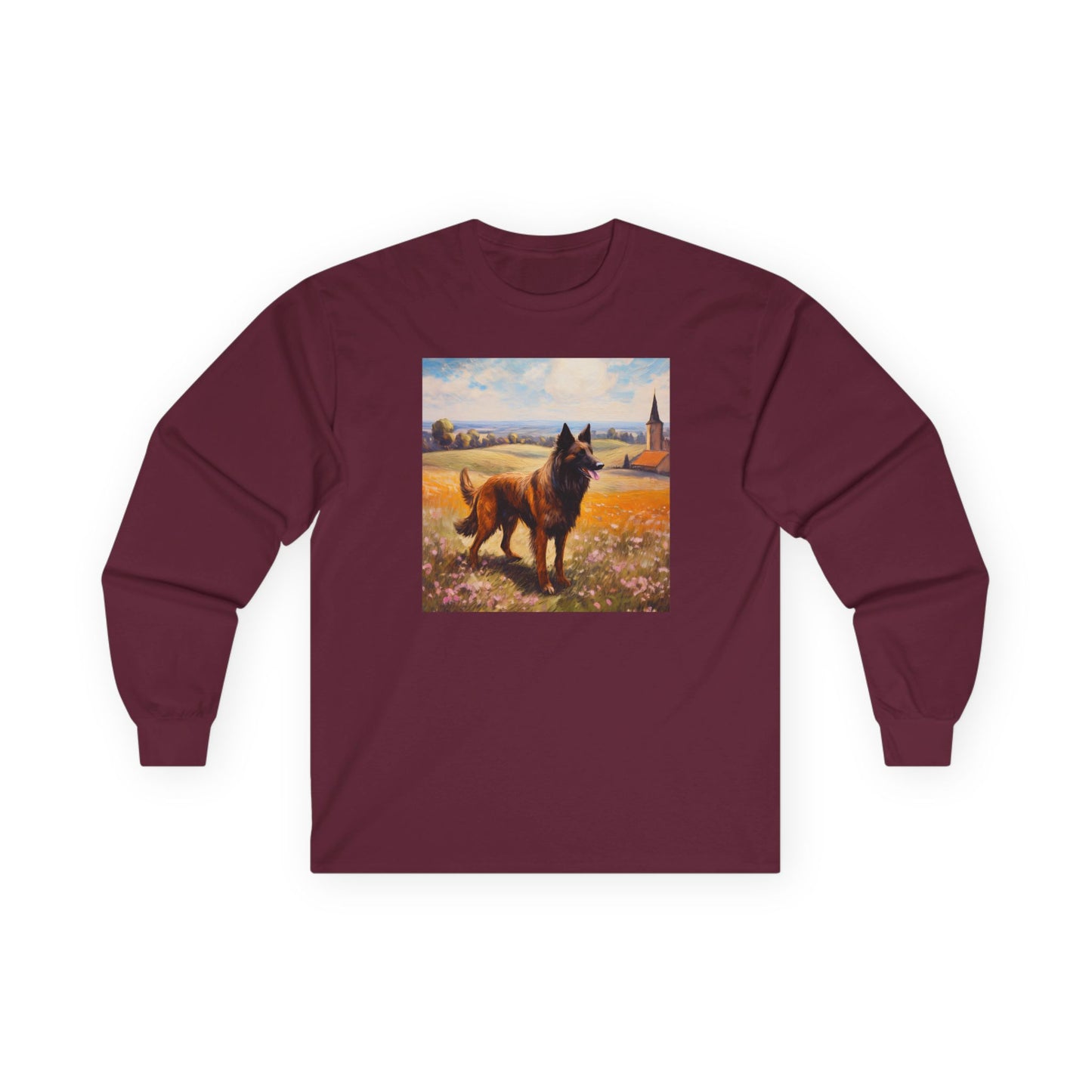 Belgian Tervuren Unisex Classic Cotton Long Sleeve Tee