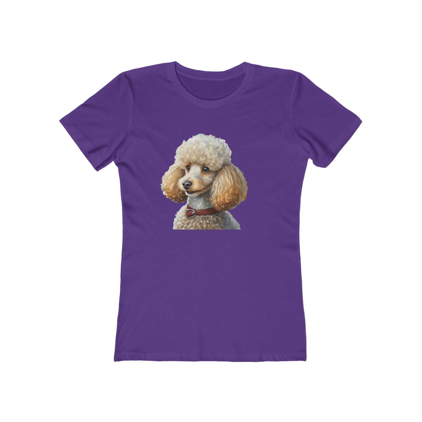 Standard Poodle #2 - Women's Slim Fit Ringspun Cotton Tee