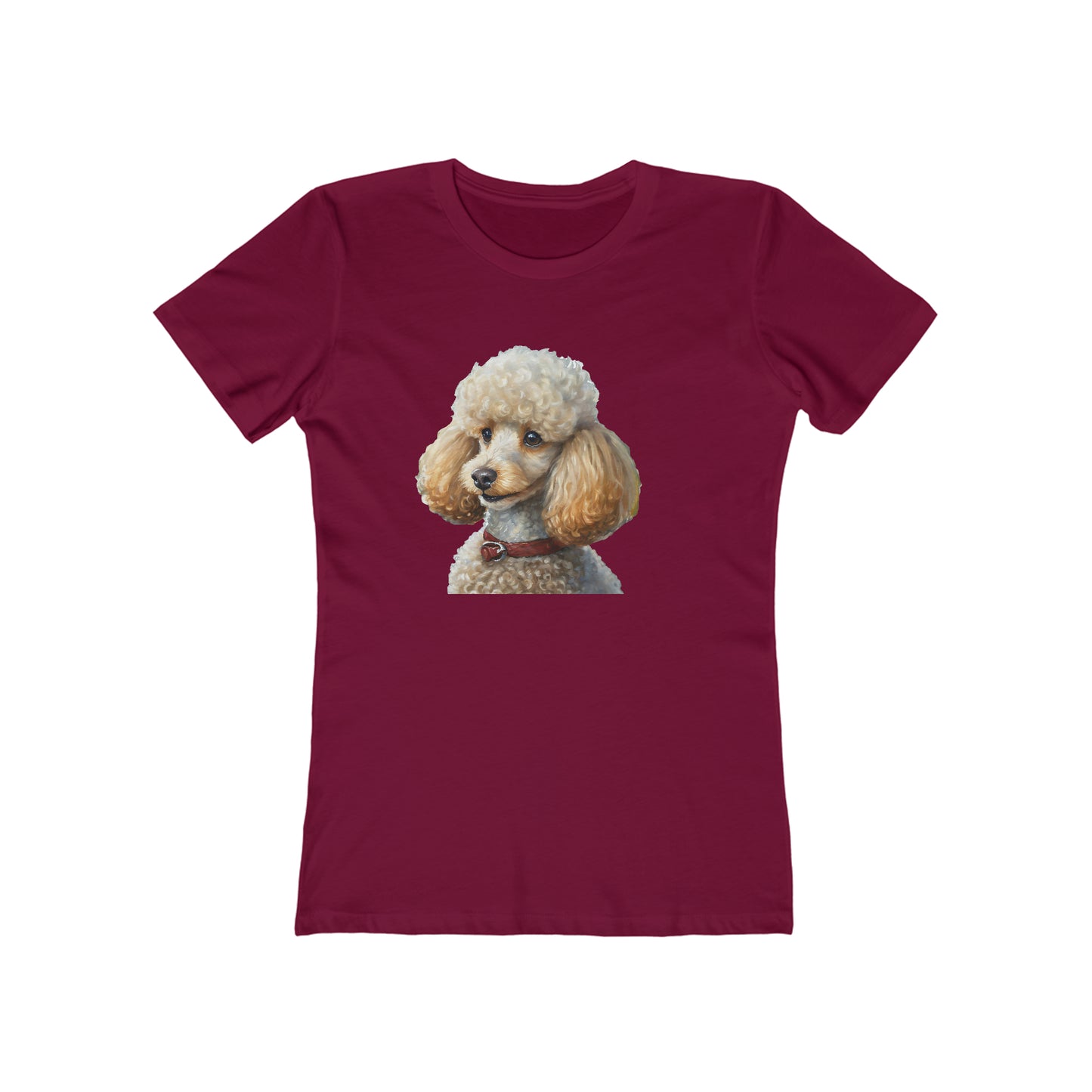 Standard Poodle #2 - Women's Slim Fit Ringspun Cotton Tee