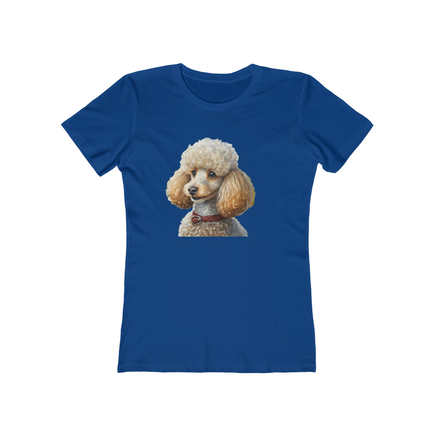 Standard Poodle #2 - Women's Slim Fit Ringspun Cotton Tee