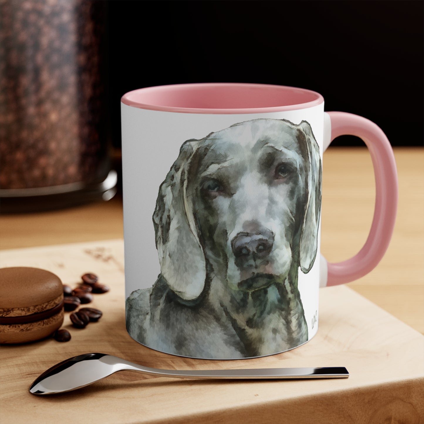 Weimaraner 'Greyson' Accent Coffee Mug, 11oz