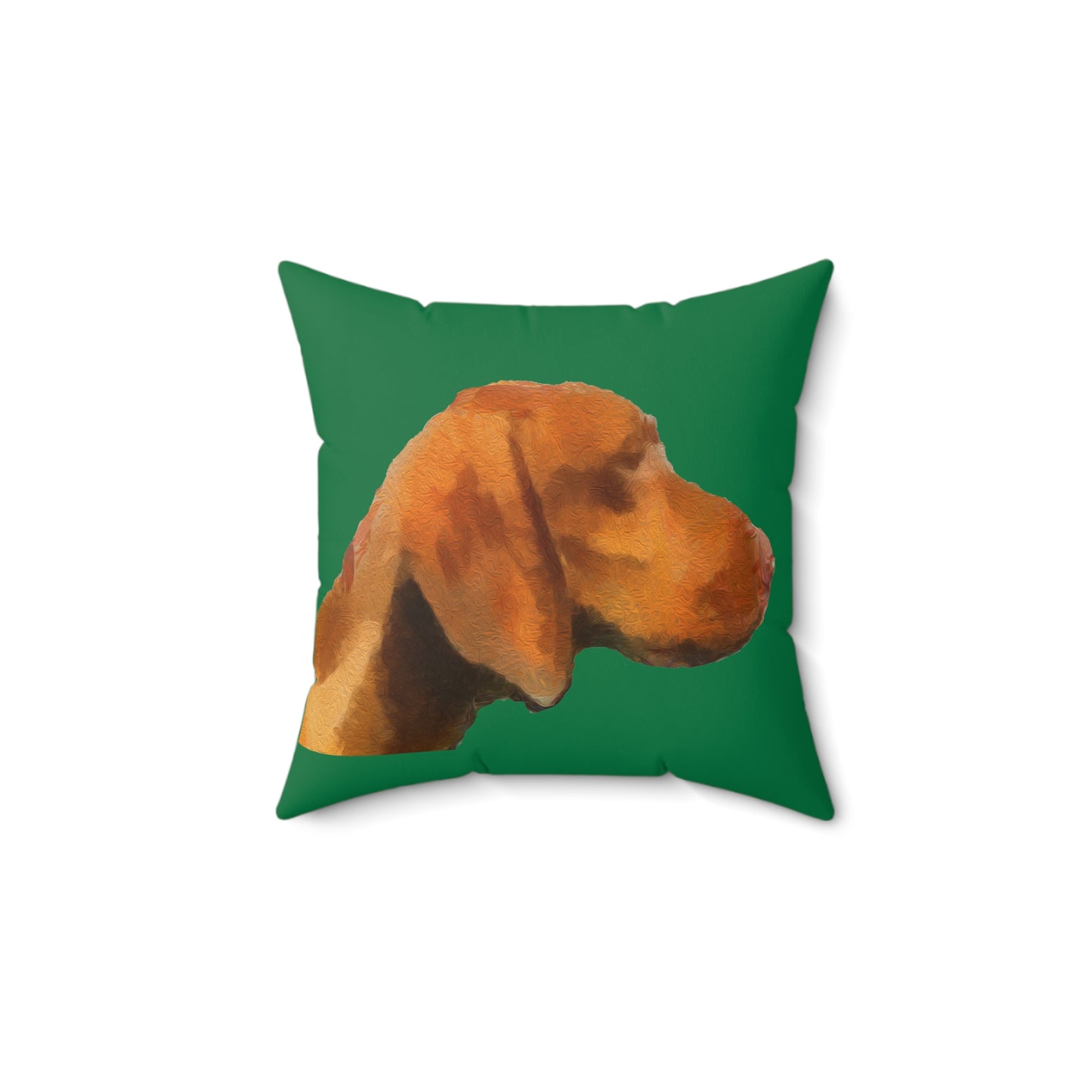 Hungarian Vizsla 'Bela' Spun Polyester Throw Pillow