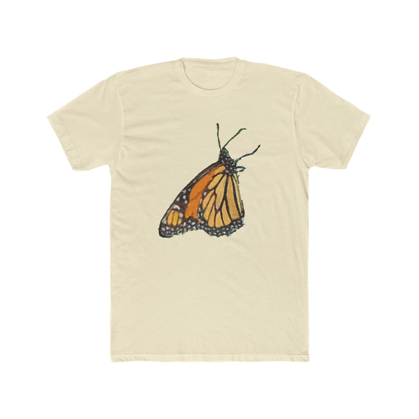 Monarch Butterfly - Men's Fitted Cotton Crew Tee