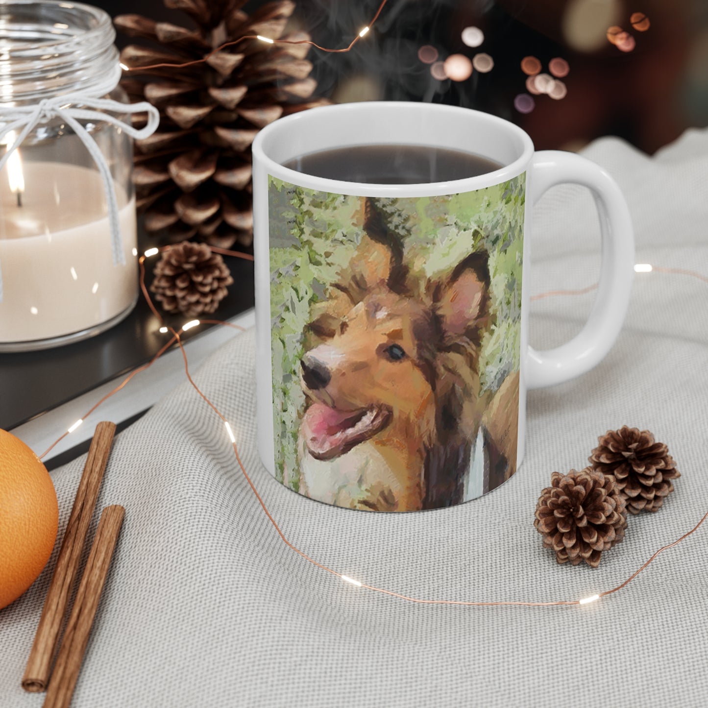Sheltie 'May' Ceramic Mug 11oz