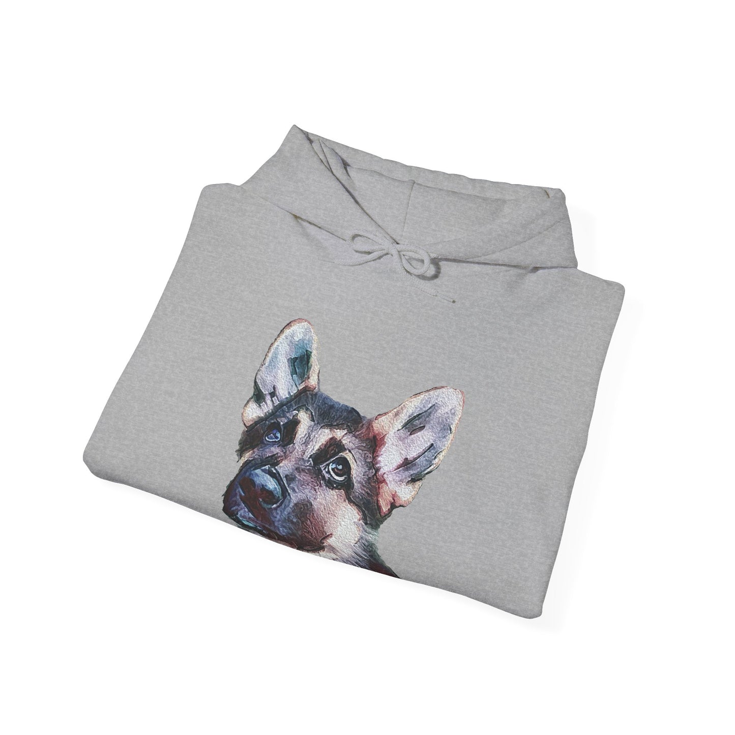 German Shepherd 'Sly' Unisex 50/50 Hoodie