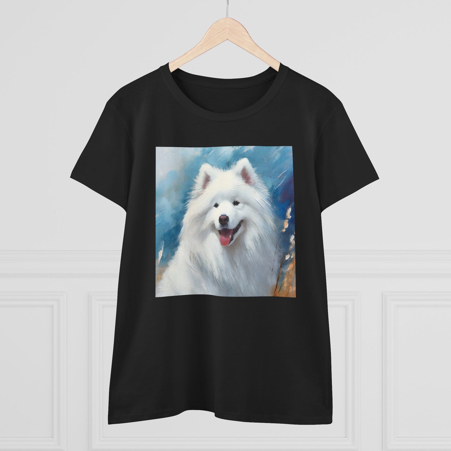 Samoyed Women's Midweight Cotton Tee