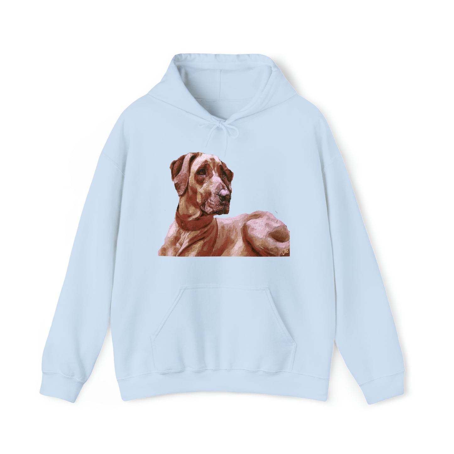 Rhodesian Ridgeback 'Thor' Unisex 50/50 Hoodie