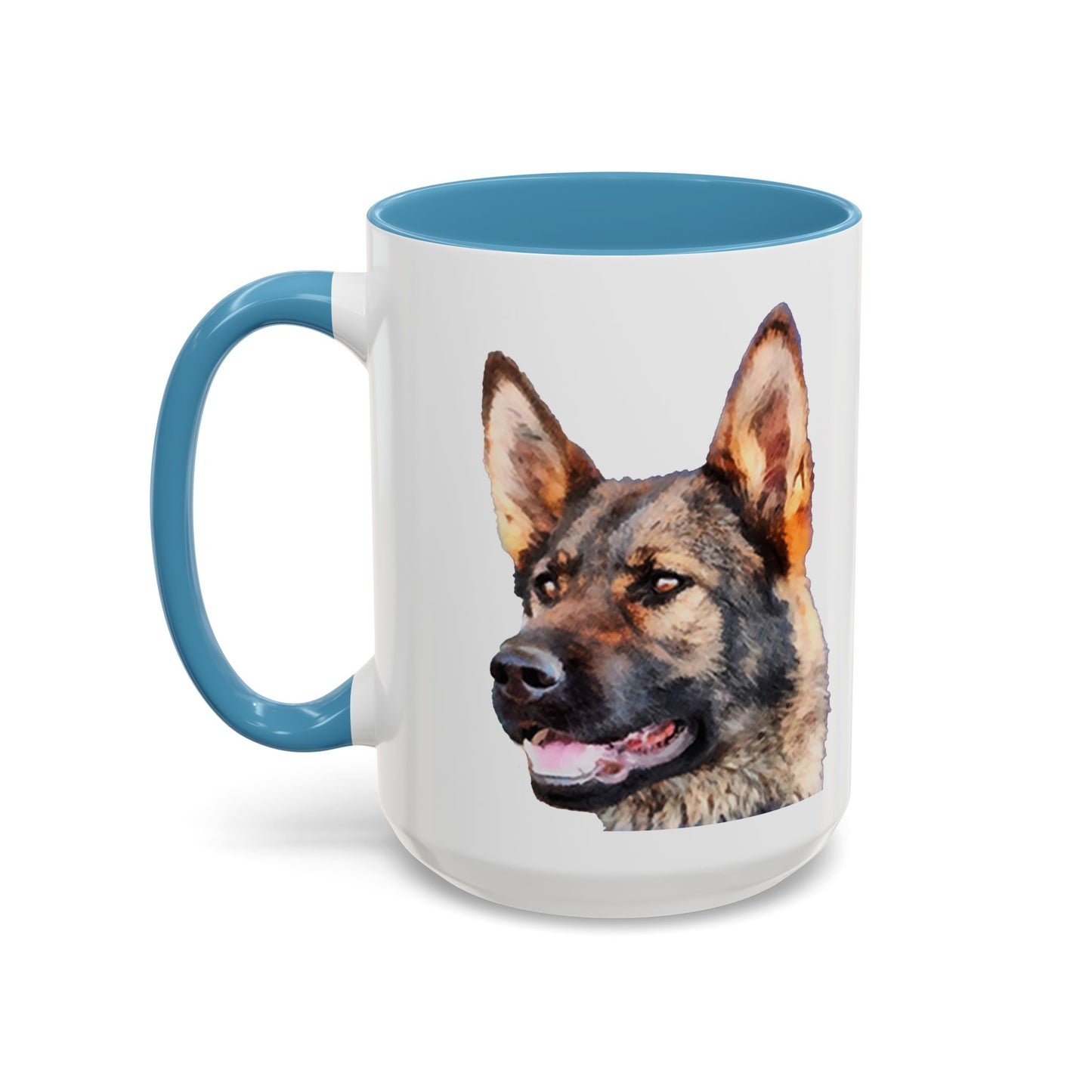 German Shepherd 'Hans' Accent Coffee Mug