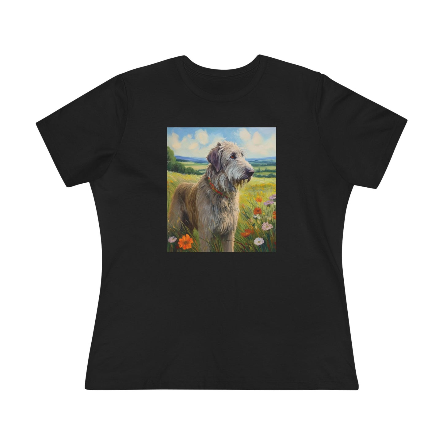 Irish Wolfhound - Women's Relaxed Fit Cotton Tee