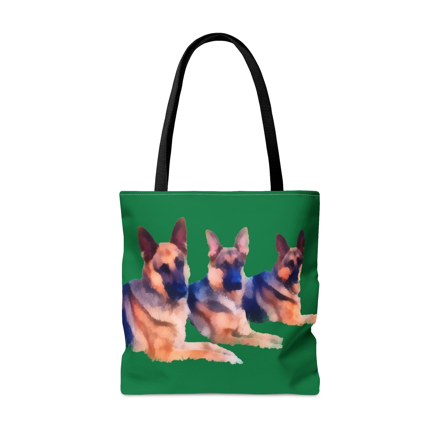 Majestic German Shepherd 'Trio' Artistic Painting Tote Bag