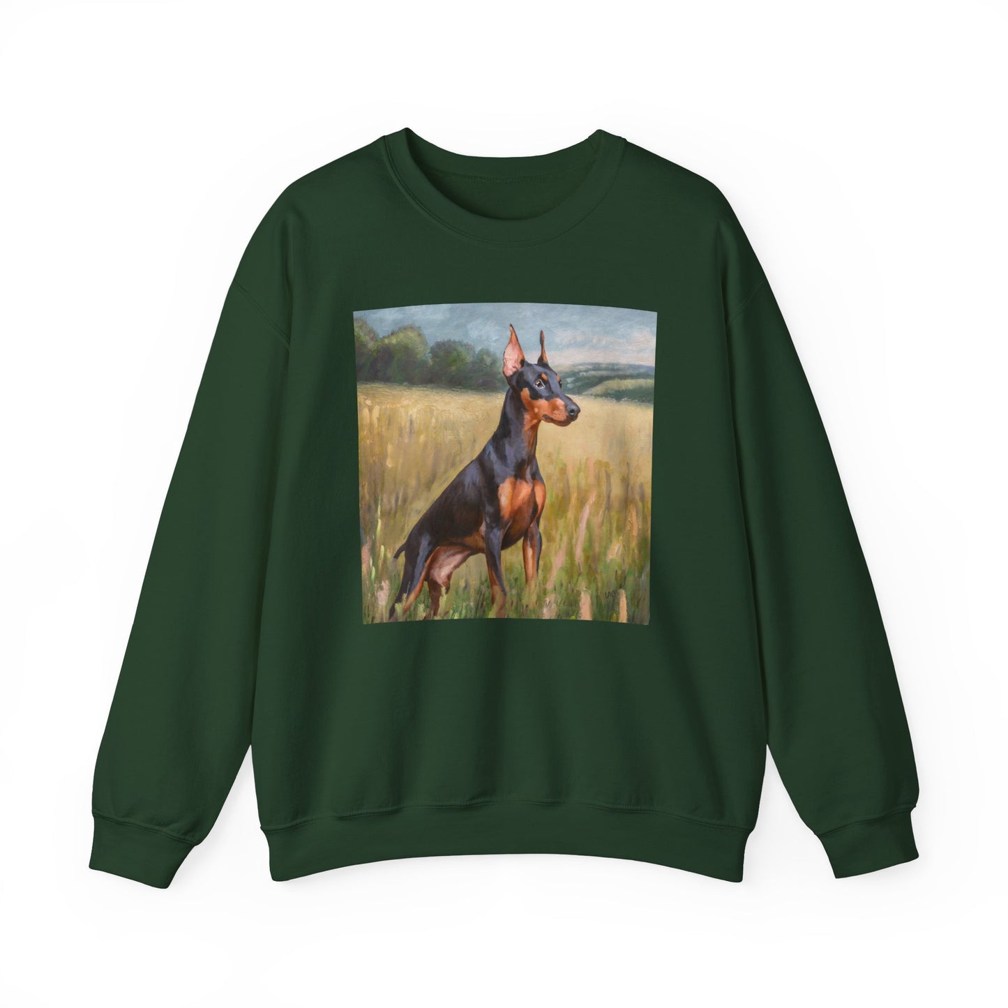 German Pinscher 50/50 Crewneck Sweatshirt