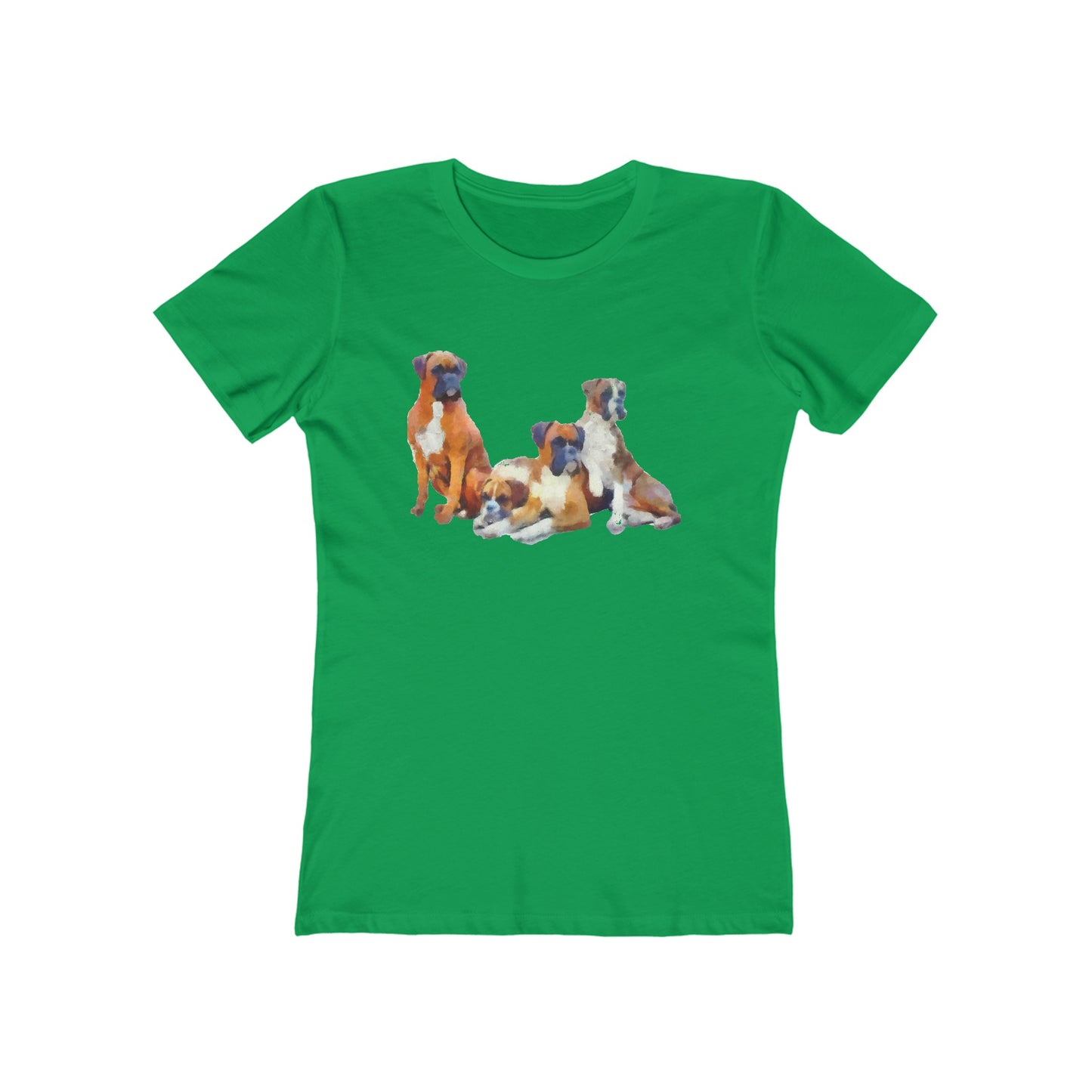 Boxer Quartet Women's Slim Fitted Cotton T-Shirt