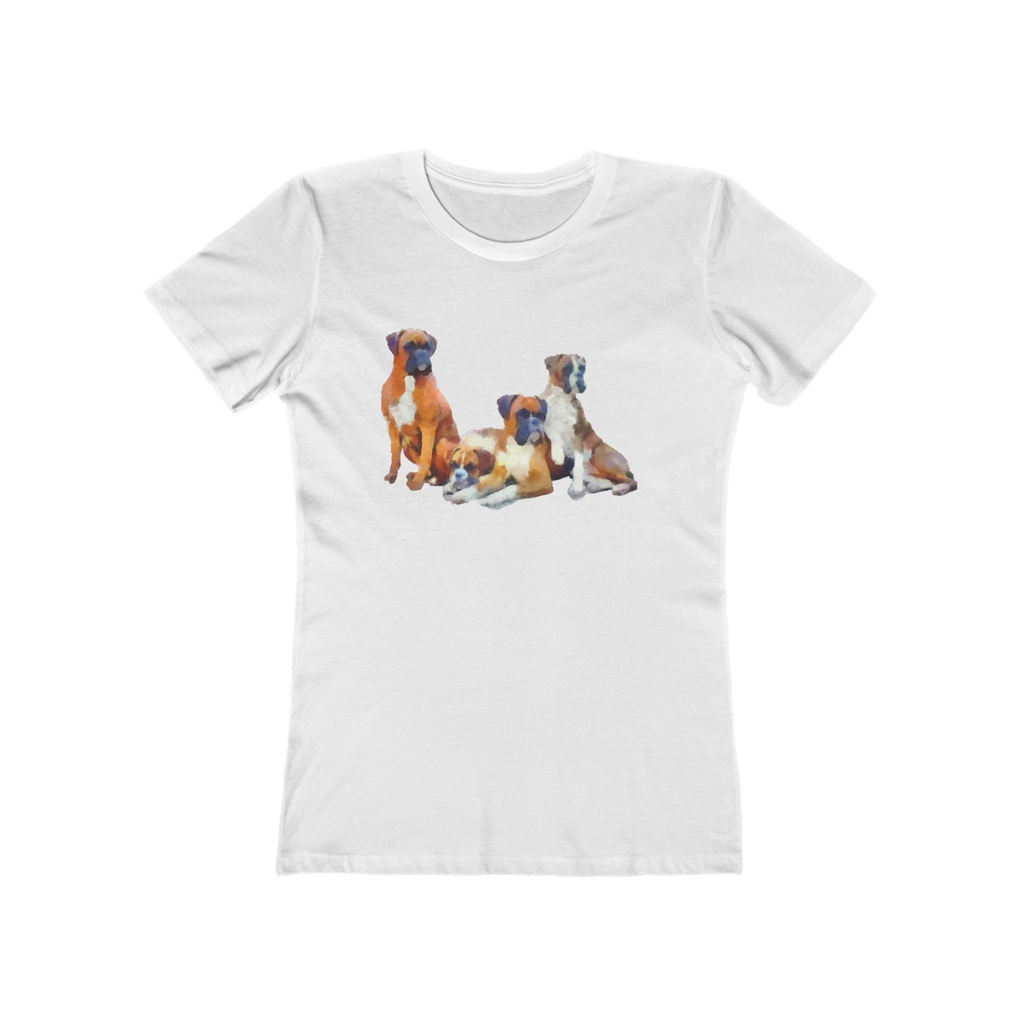 Boxer Quartet Women's Slim Fitted Cotton T-Shirt