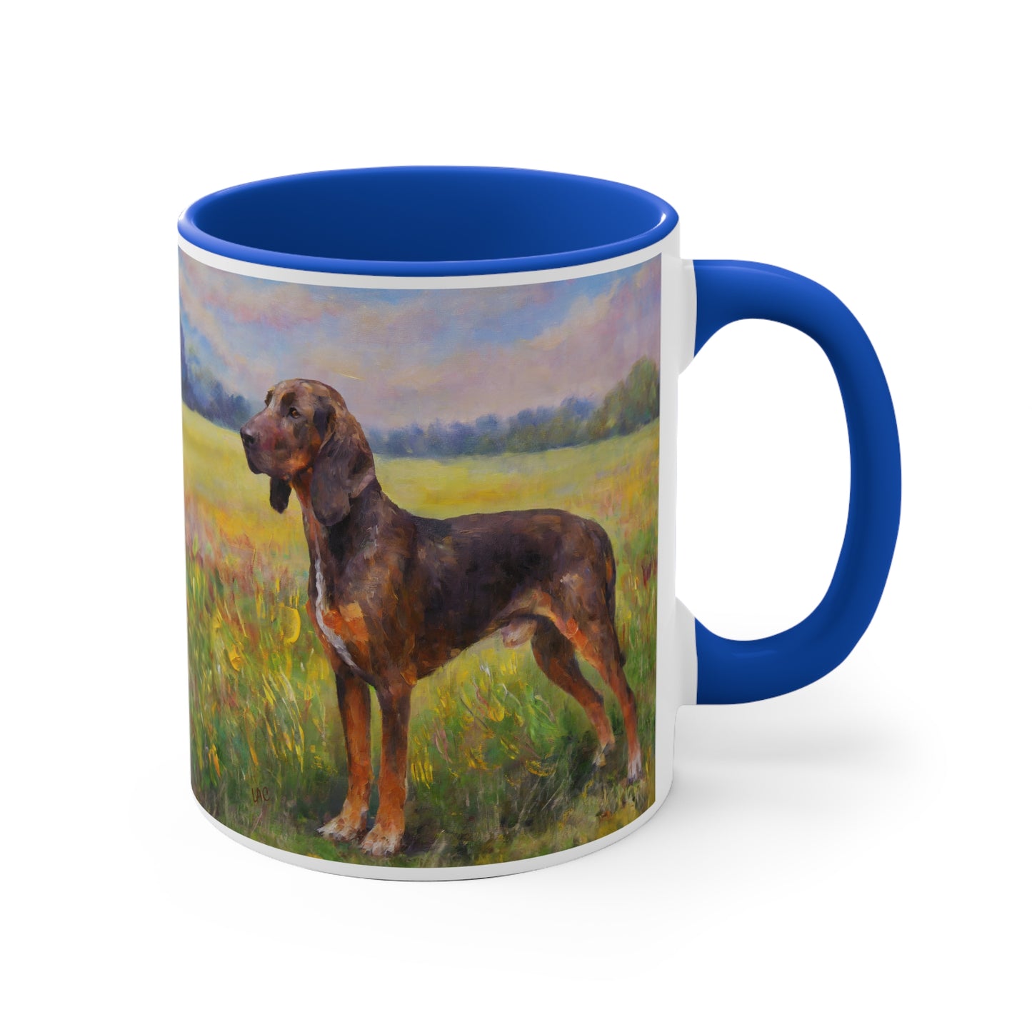 Plott Hound 11oz Ceramic Accent Mug