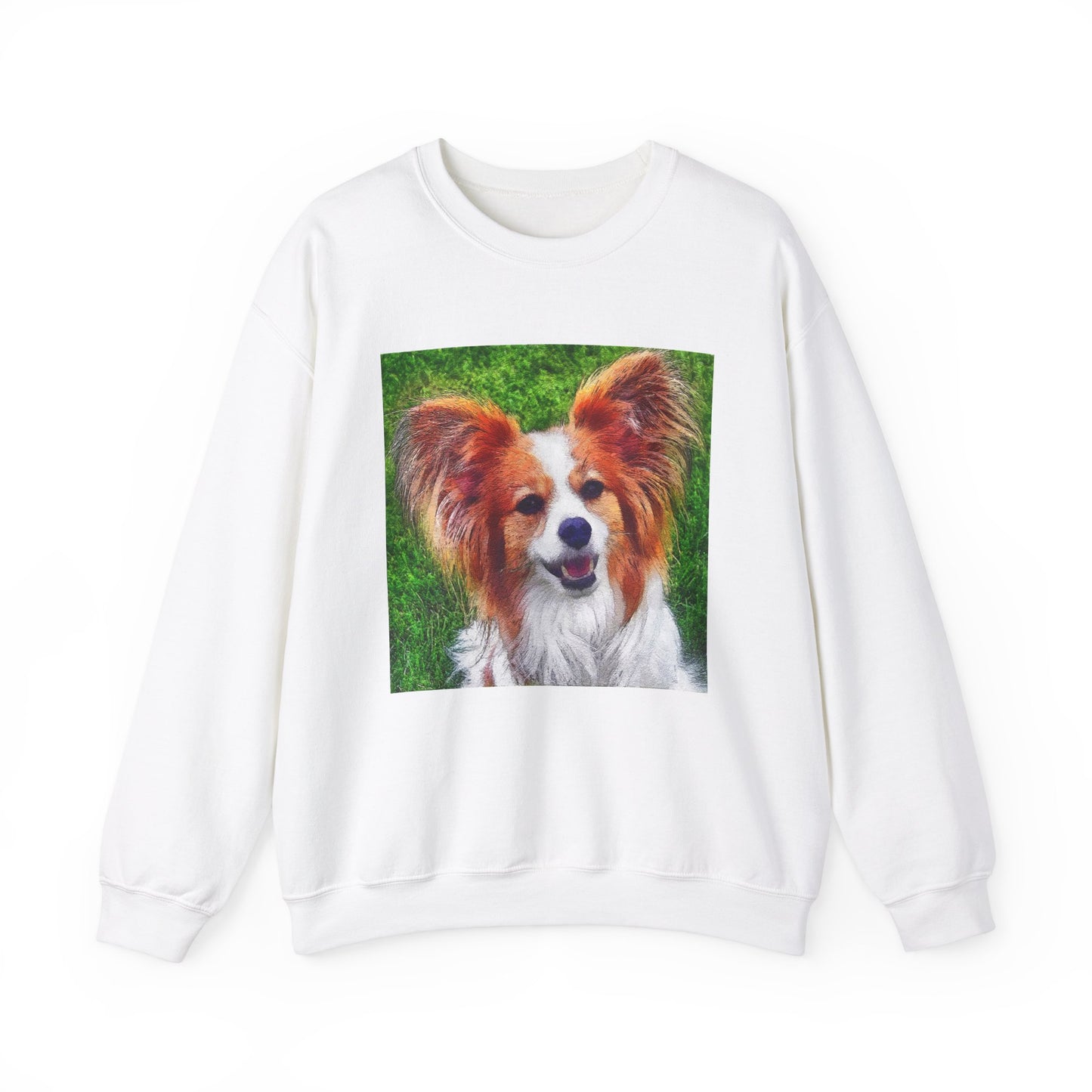 Papillon Unisex 50/50 Crewneck Sweatshirt