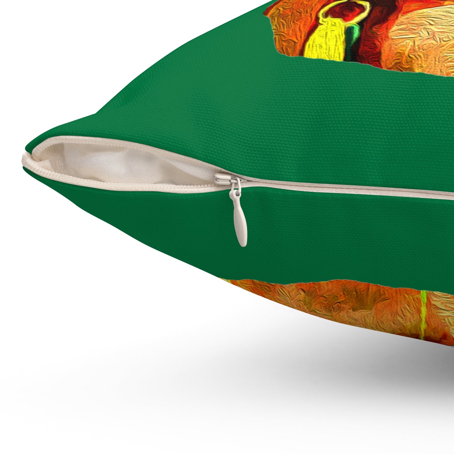 Dachshund 'Daisy' Spun Polyester Throw Pillow