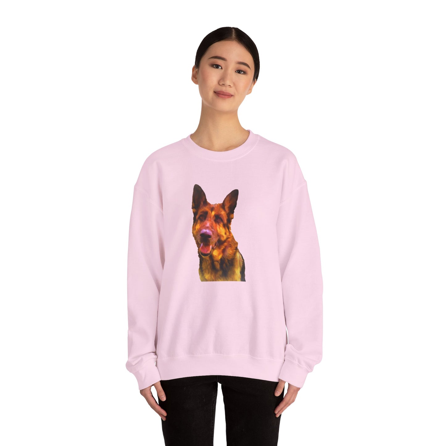 German Shepherd 'Bayli' Unisex 50/50 Crewneck Sweatshirt
