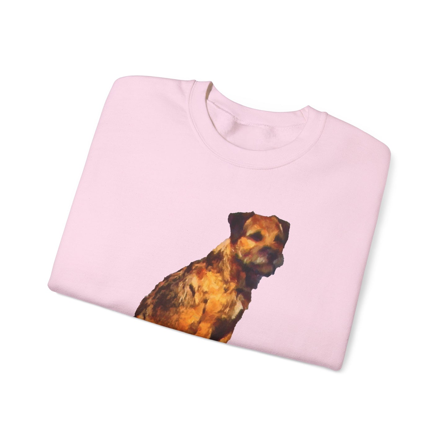 Border Terrier 'Andrew' Unisex 50/50 Crewneck Sweatshirt