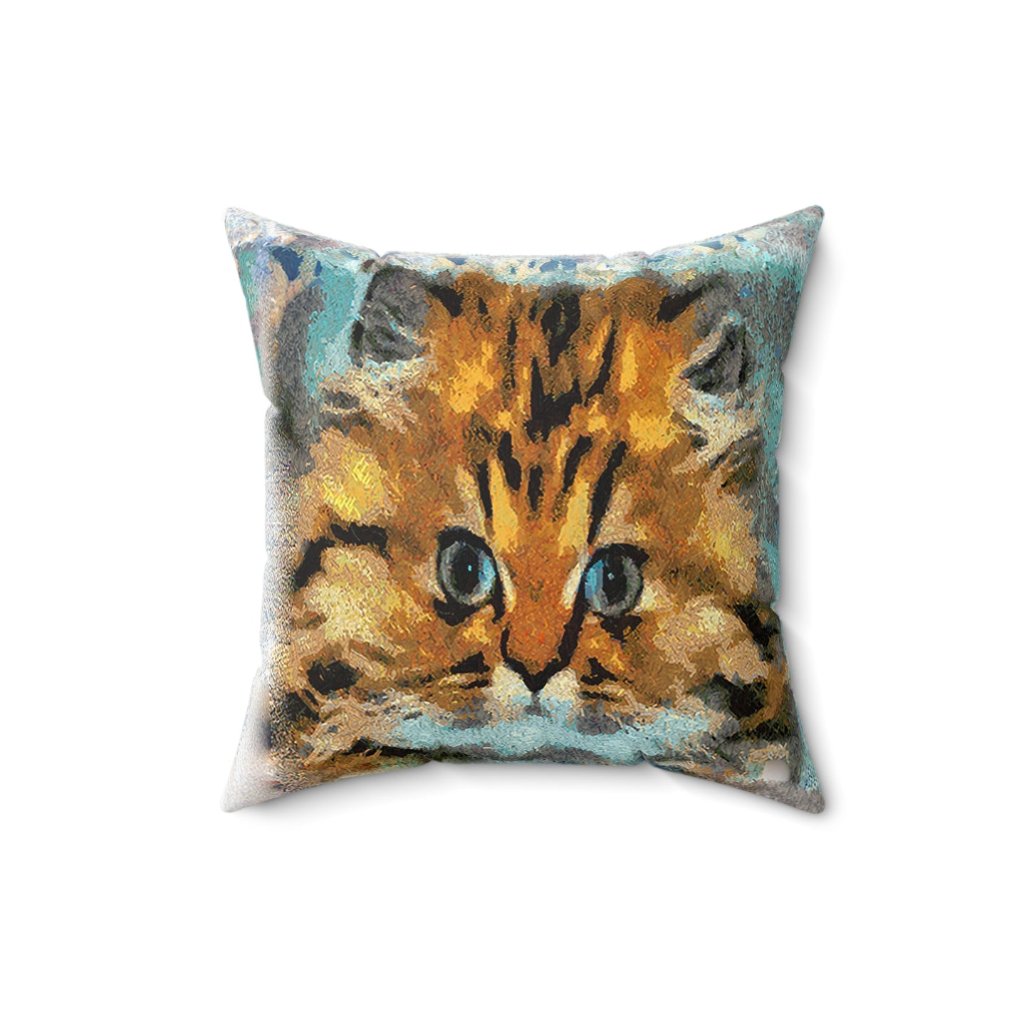 Fat Cat Spun Polyester Throw Pillow