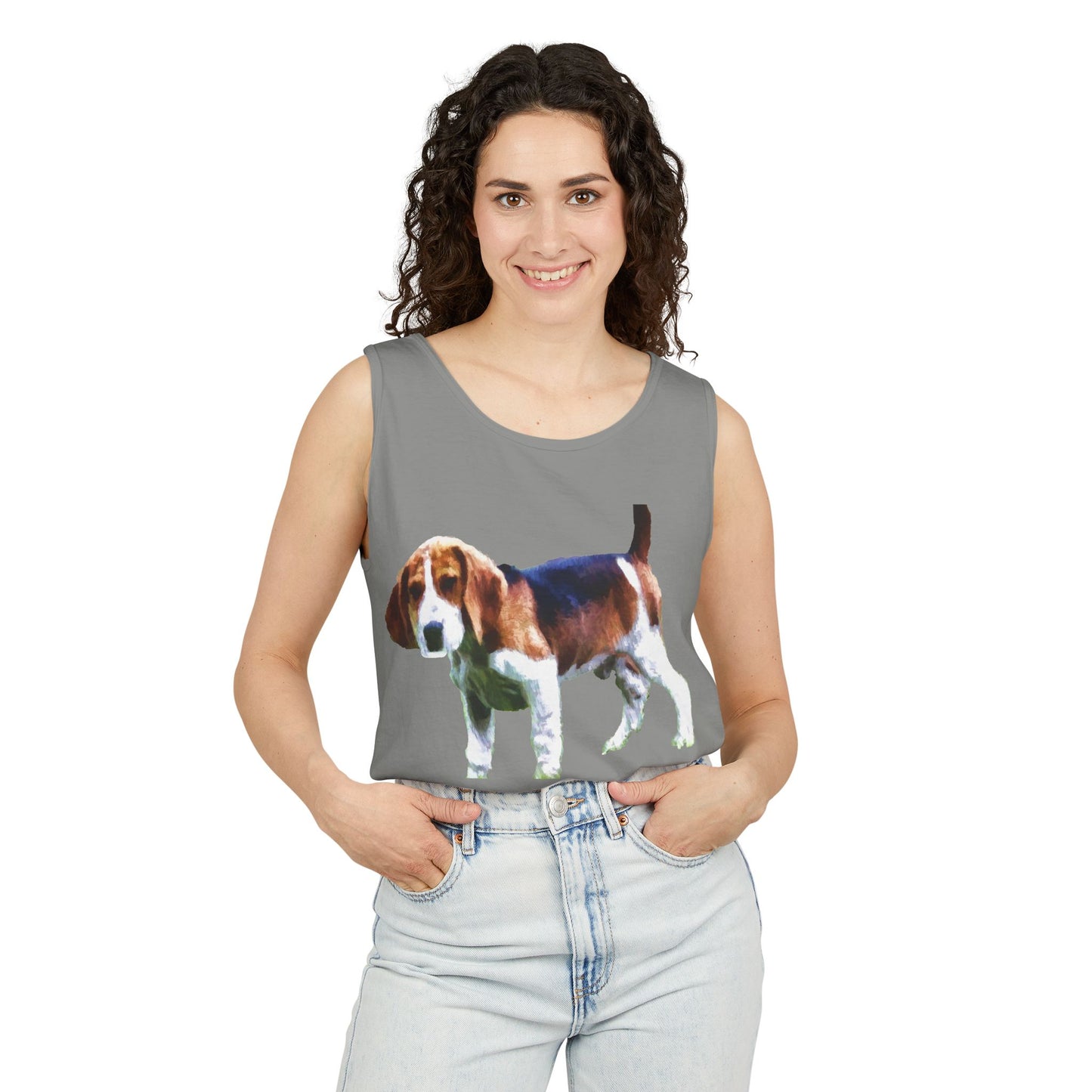 American Foxhound Unisex Relaxed Fit Ringspun Cotton Tank Top