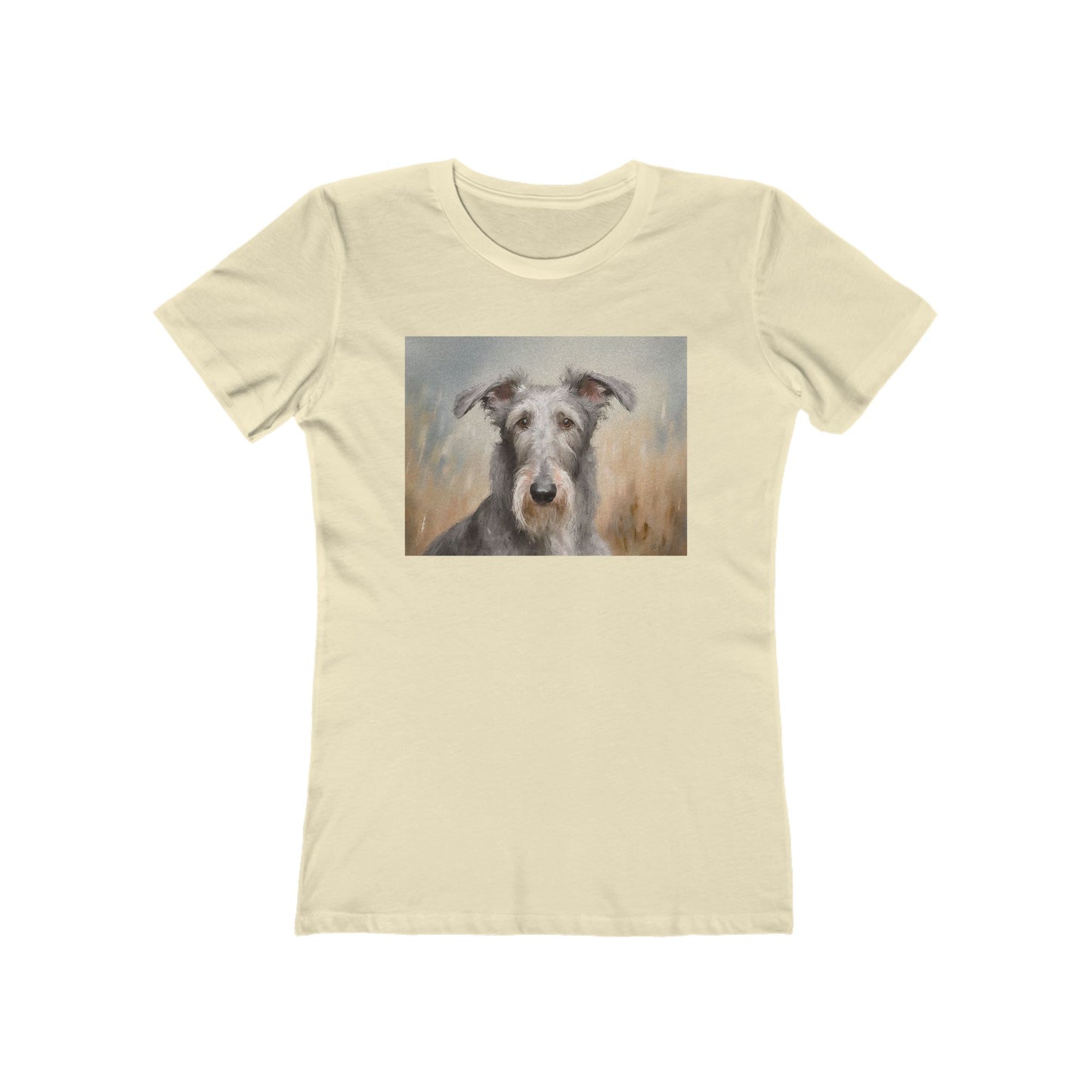 Scottish Deerhound Women's Slim Fitted Ringspun Cotton Tee