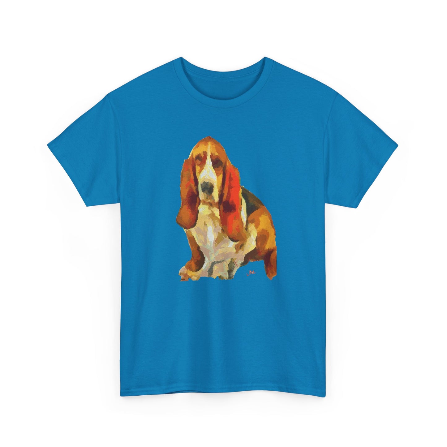 Basset Hound Dreamscape Heavy Cotton Tee